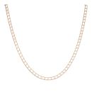 9ct Yellow Gold Square Curb Chain 18"