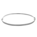 Silver Glitter Bangle By Icesia