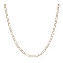 9ct Yellow Gold Figaro Chain 18"