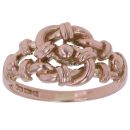 9ct Rose Gold Patterned Knot Ring