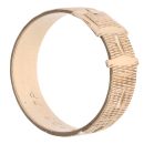 9ct Yellow Gold Patterned Buckle Ring