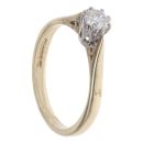 9ct Yellow Gold 0.33ct Brilliant Cut Diamond Solitaire Ring