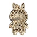 14ct Yellow Gold Black Gemstone Bunny Pendant