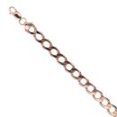 9ct Rose Gold Curb Chain 9.5"