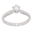 18ct White Gold 0.33ct Diamond Solitaire Ring