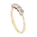 18ct Yellow Gold 0.20ct Diamond Half Eternity Ring