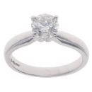 Platinum 1.00ct Diamond Solitaire Ring
