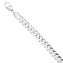 Silver Curb Bracelet 9" By Icesia