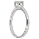 18ct White Gold 0.50ct Brilliant Cut Diamond Solitaire Ring