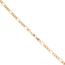 9ct Yellow Gold Figaro Chain 22"