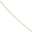 9ct Yellow Gold Button Chain 20"