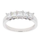 18ct Yellow Gold 5 Stone Diamond Ring by Anya Belle