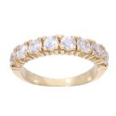 18ct Yellow Gold Cubic Zirconia Eternity Ring