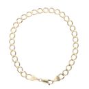 9ct Yellow Gold Curb Bracelet 8"