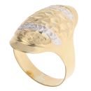 14ct Yellow And White Gold Fancy Patterned Ring