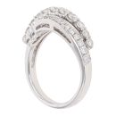 18ct White Gold 0.80ct Brilliant Cut Diamond Fancy Ring