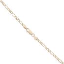 9ct Yellow Gold Figaro Chain 18"