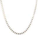 9ct Yellow Gold Curb Chain 22"