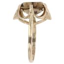 9ct Yellow Gold Smoky Quartz Single Stone Ring