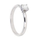 18ct White Gold 0.25ct Diamond Solitaire Ring