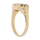 18ct Yellow Gold 0.03ct Diamond And Sapphire Ring