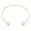 9ct Yellow Gold Plain Torque Bangle