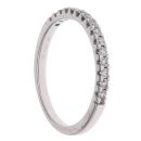 18ct White Gold 0.30ct Brilliant Cut Diamond Half Eternity Ring