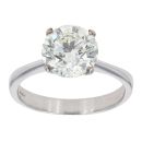 18ct White Gold 2.20ct Diamond Solitaire Ring