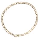 9ct Yellow Gold Anchor Bracelet 8"