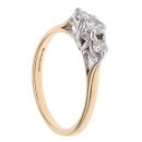 18ct Yellow Gold 0.40ct Diamond Trilogy Ring