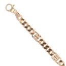 9ct Yellow Gold Fancy Bracelet 8.5"