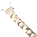 9ct Yellow Gold ID Curb Bracelet 8"