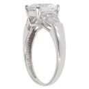 9ct White Gold Cubic Zirconia Fancy Ring