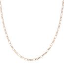 9ct Yellow Gold Figaro Chain 18"