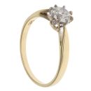 18ct Yellow Gold 1.00ct Brilliant Cut Diamond Solitaire Ring