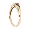 9ct Yellow Gold Amethyst And Peridot Ring