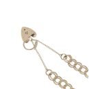 9ct Yellow Gold Heart Charm Bracelet 7.5"