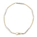 9ct Yellow Gold Cubic Zirconia Bracelet 7"