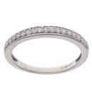 9ct White Gold 0.16ct Diamond Eternity Ring
