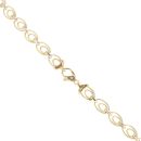 18ct Yellow and White Gold Loop Link Chain 26"