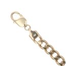 9ct Yellow Gold Curb Bracelet 9"