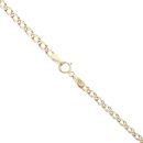 9ct Yellow Gold 0.05ct Diamond And Tanzanite Wreath Style Pendant And Chain 20"