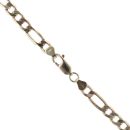 9ct Yellow Gold Figaro Chain 28"