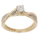 18ct Yellow Gold 0.33ct Single Cut Diamond Solitaire Ring