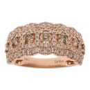 14ct Yellow Gold 1.25ct Brown Diamond Fancy Ring