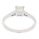 18ct White Gold 0.33ct Diamond Solitaire Ring