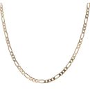 9ct Yellow Gold Figaro Chain 24"