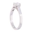 Platinum 1.00ct Diamond Solitaire Ring
