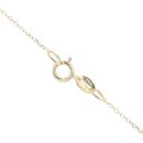 18ct Yellow Gold 0.20ct Brilliant Cut Diamond Heart Pendant And Chain 18"