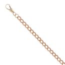 9ct Yellow Gold Albert Bracelet 8"
